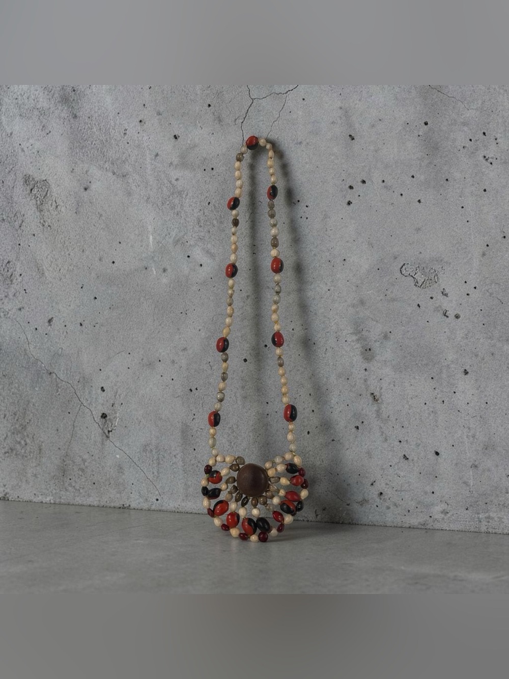 Artisan Lariat Continuous Necklace Cluster Pendent Bohemian Style Chic Fall